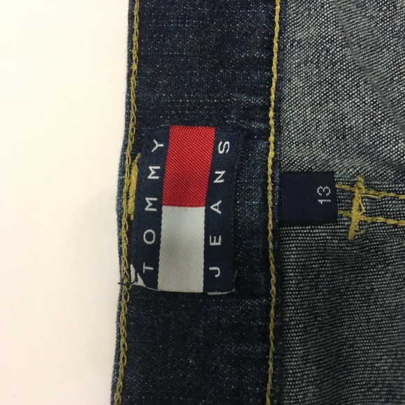 Tommy Hilfiger Womens dark blue jeans sz 13 High - Picture 6 of 7